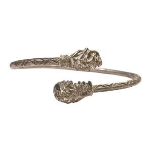 Hefty Sterling Silver Bangle, Etruscan Revival Design, Eton